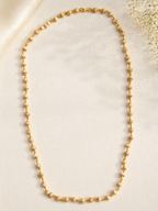 Buy Golden Cap Tulsi Mala Necklace Online | Original Vrindavan Tulsi Beads – Brajmantra