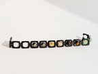 Brajmantra Dhanyog Bracelet – 5 Natural Stones (Clear Quartz, Pyrite, Citrine, Tiger Eye, Green Aventurine) for Energy Balance, Focus & Protection | Unisex | 20 cm