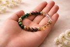 Brajmantra Money Magnet Bracelet for Wealth Attraction & Prosperity | Citrine Pyrite Tiger Eye Aventurine Quartz Hematite Bracelet | Lucky Bracelet for Men & Women