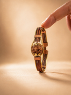 BrajMantra 7 Mukhi Rudraksha Copper Spiritual Kada for Men and Women