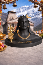 5 Mukhi Rudraksha Sumarni (Original & Certified) with Adiyogi Shiva Idol | Meditation, Peace, Protection & Positive Energy