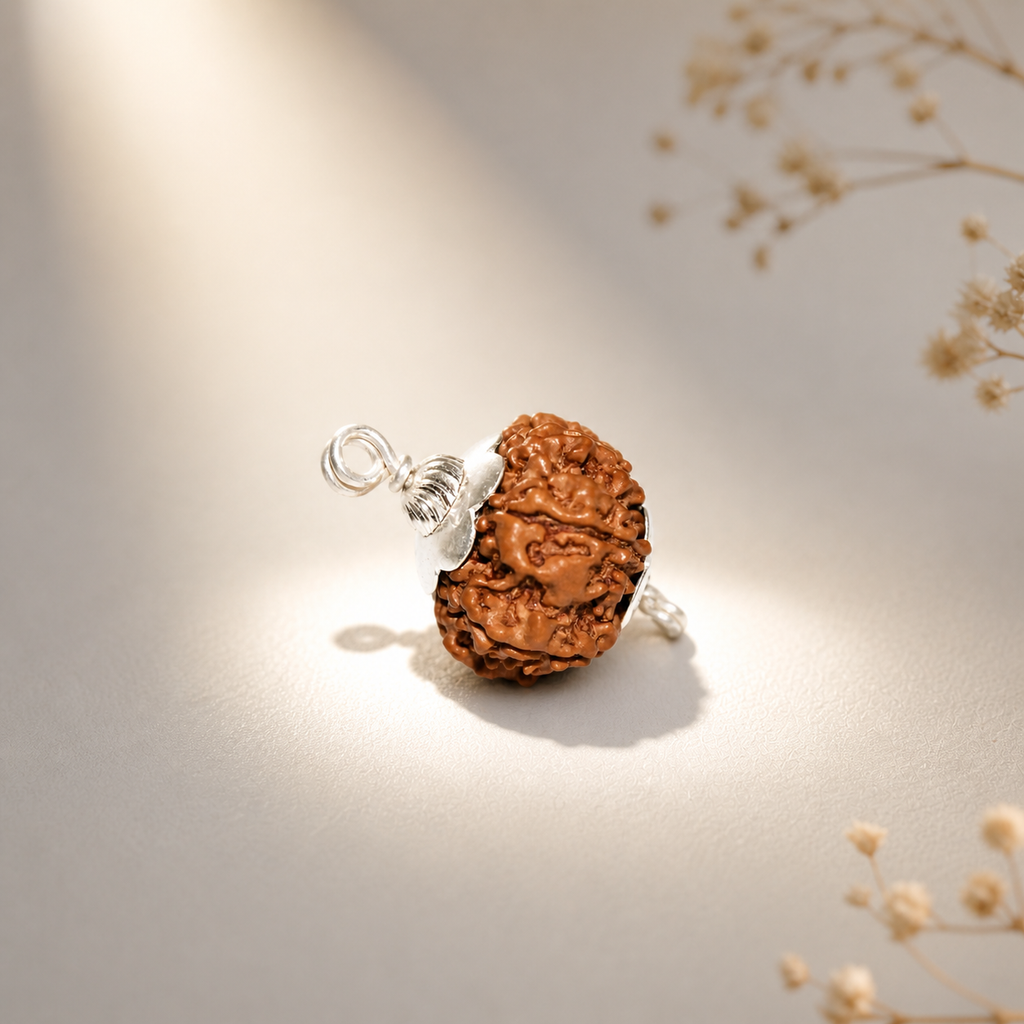 7 Mukhi Rudraksha (Nepali) | Original Bead for Wealth, Prosperity & Financial Stability | Shani Remedy | Energized by BrajMantra
