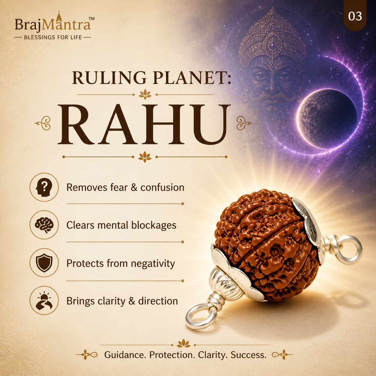 8 Mukhi Nepali Lab Certified Rudraksha