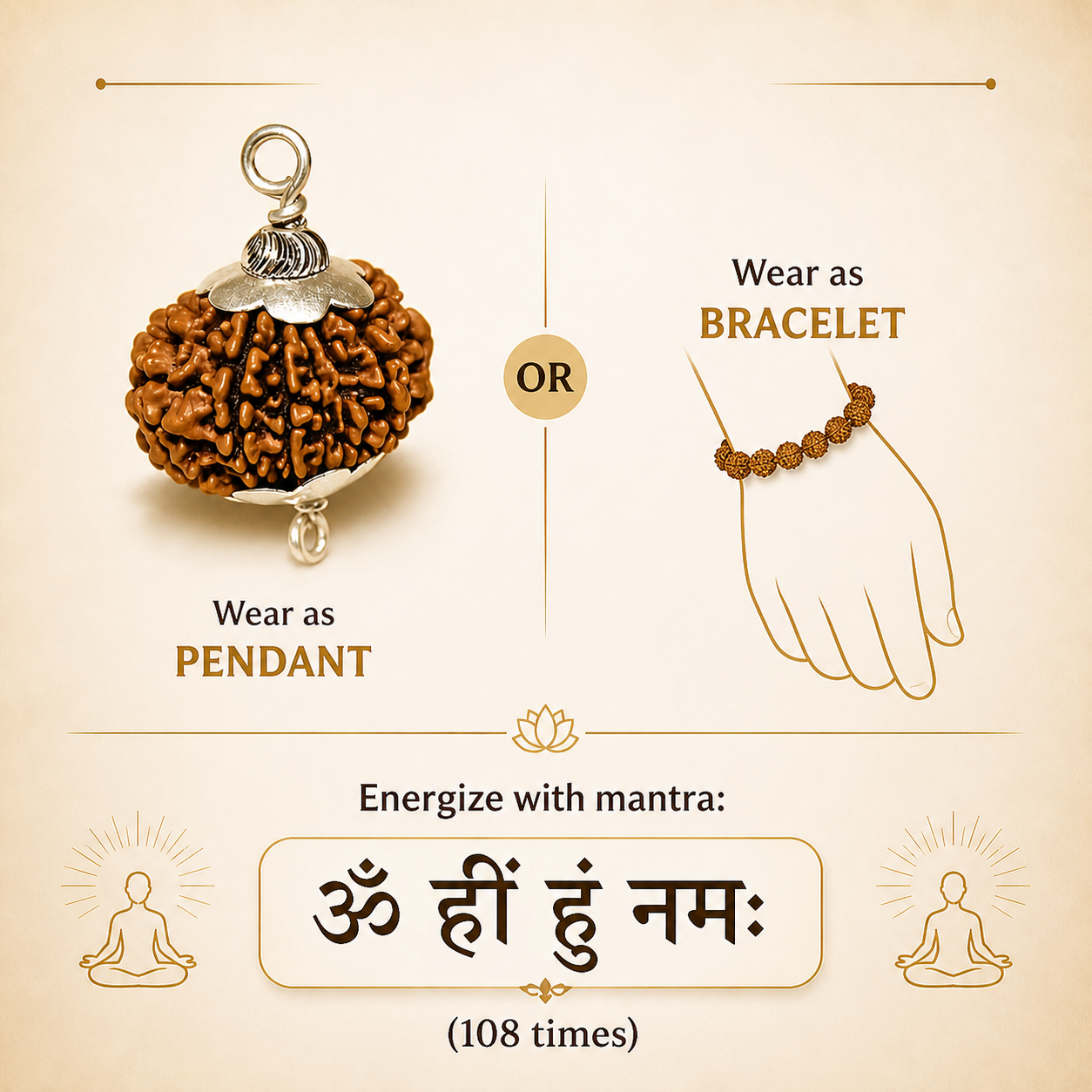 11 Mukhi Nepali Lab Certified Rudraksha