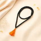 Original Karungali Mala 108+1 Beads | Energised with Haridwar Ganga Jal | Natural Ebony Wood Spiritual Mala for Meditation, Protection & Lord Murugan Blessings