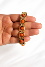 BrajMantra Original Gold Plated Rudraksha Bracelet – Certified Natural Rudraksha Beads | Stress Relief, Good Luck, Protection & Positivity | Unisex 8.5 Inch Adjustable