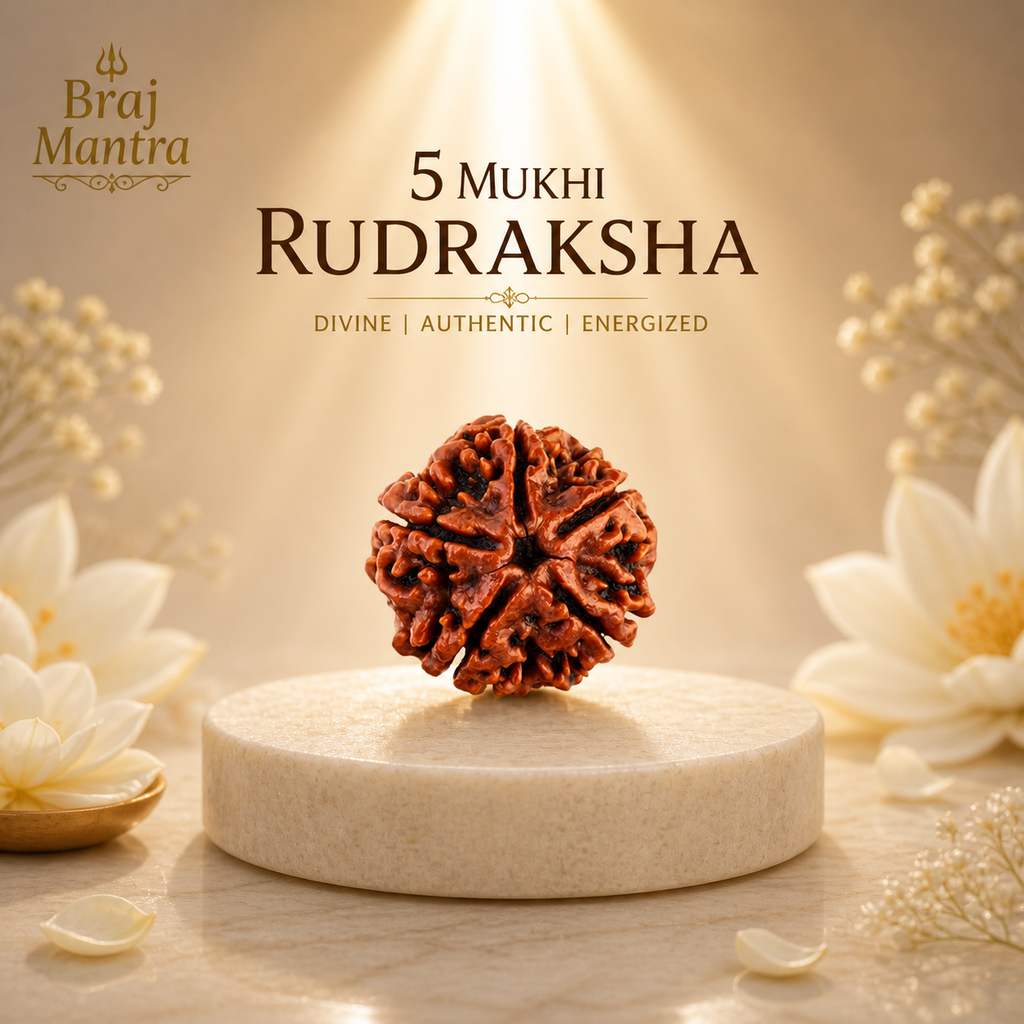 5 Mukhi Nepali Lab Certified Rudraksha