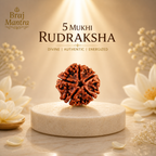 5 Mukhi Nepali Lab Certified Rudraksha