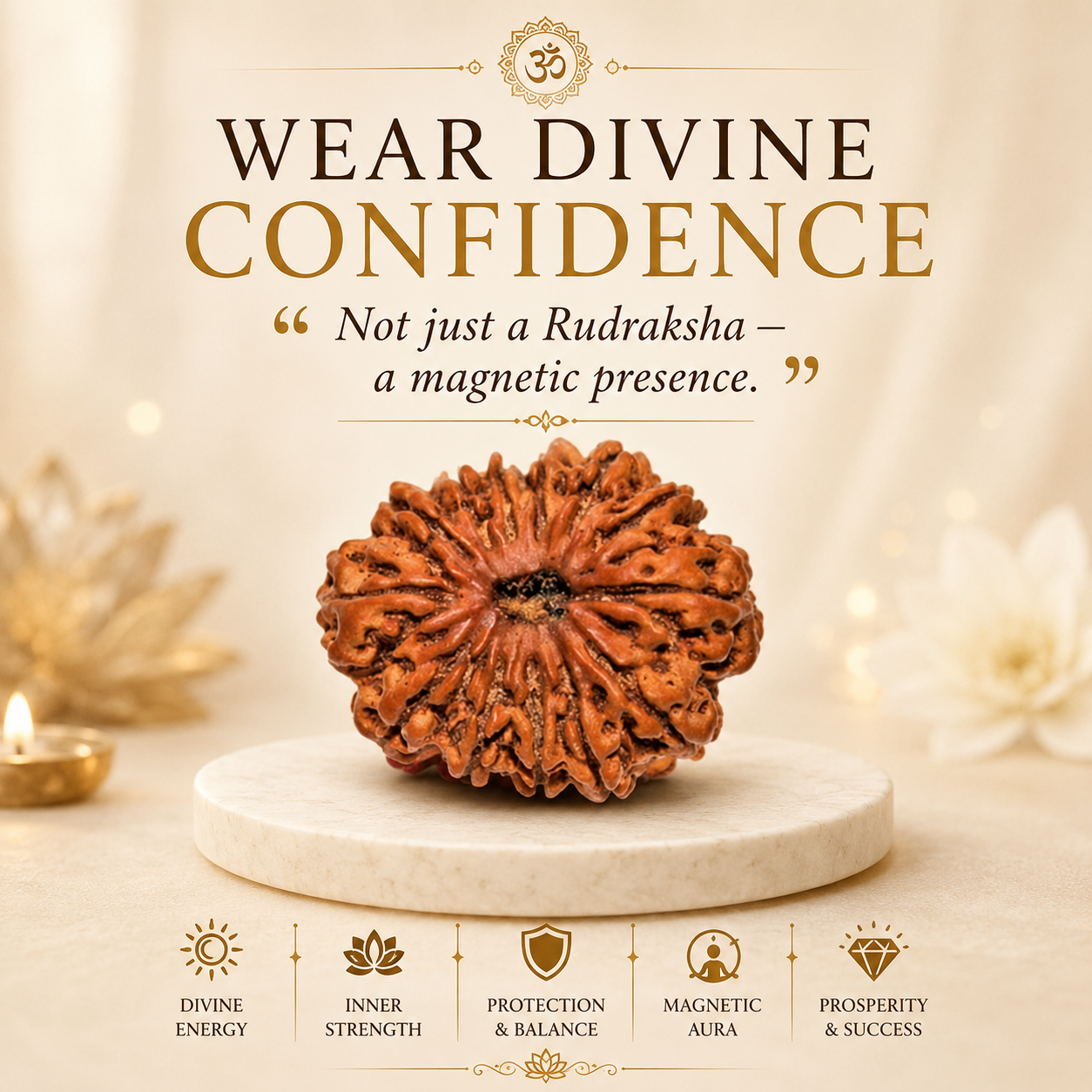 13 Mukhi Nepali Lab Certified Rudraksha