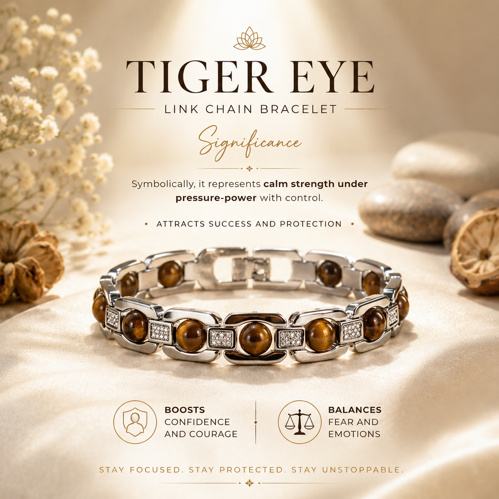Tiger Eye Focus & Protection Bracelet
